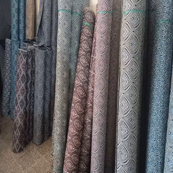 Jajim fabric factory Turkman design Nirbaft Yazd 9